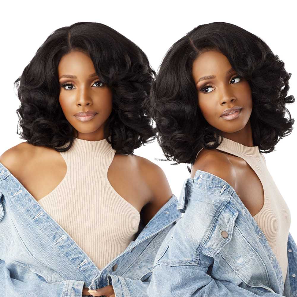 Sensationnel Kinky Edges Y-Part HD Lace Wig β Kinky Volume Curl 14"