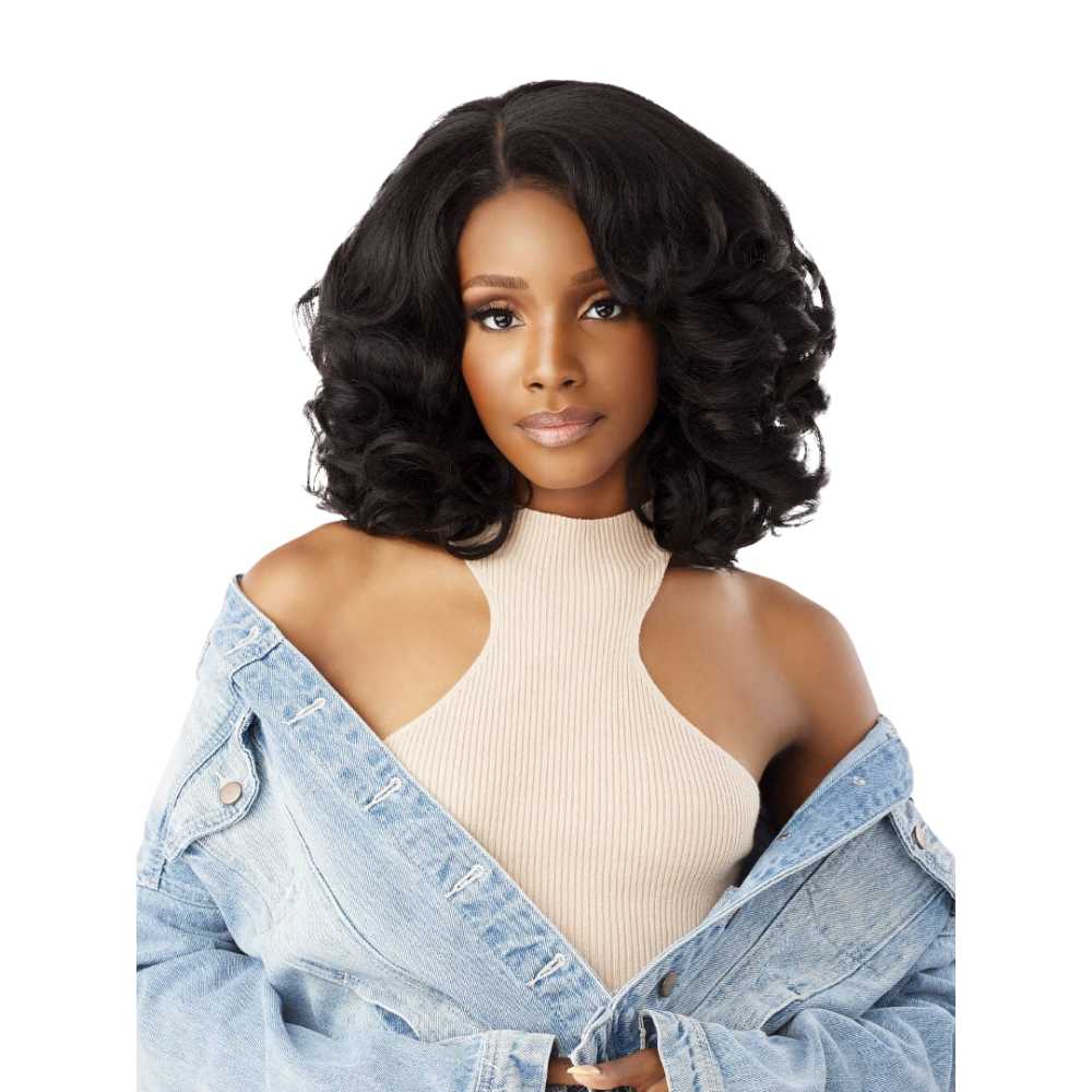 Sensationnel Kinky Edges Y-Part HD Lace Wig β Kinky Volume Curl 14" - Image 2