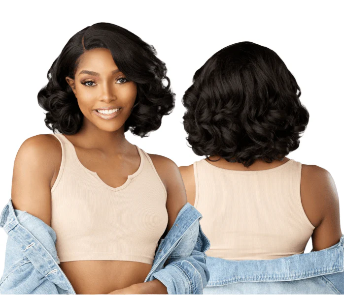 Sensationnel Kinky Edges Y-Part HD Lace Wig β Barrel Curl 12" - Image 2