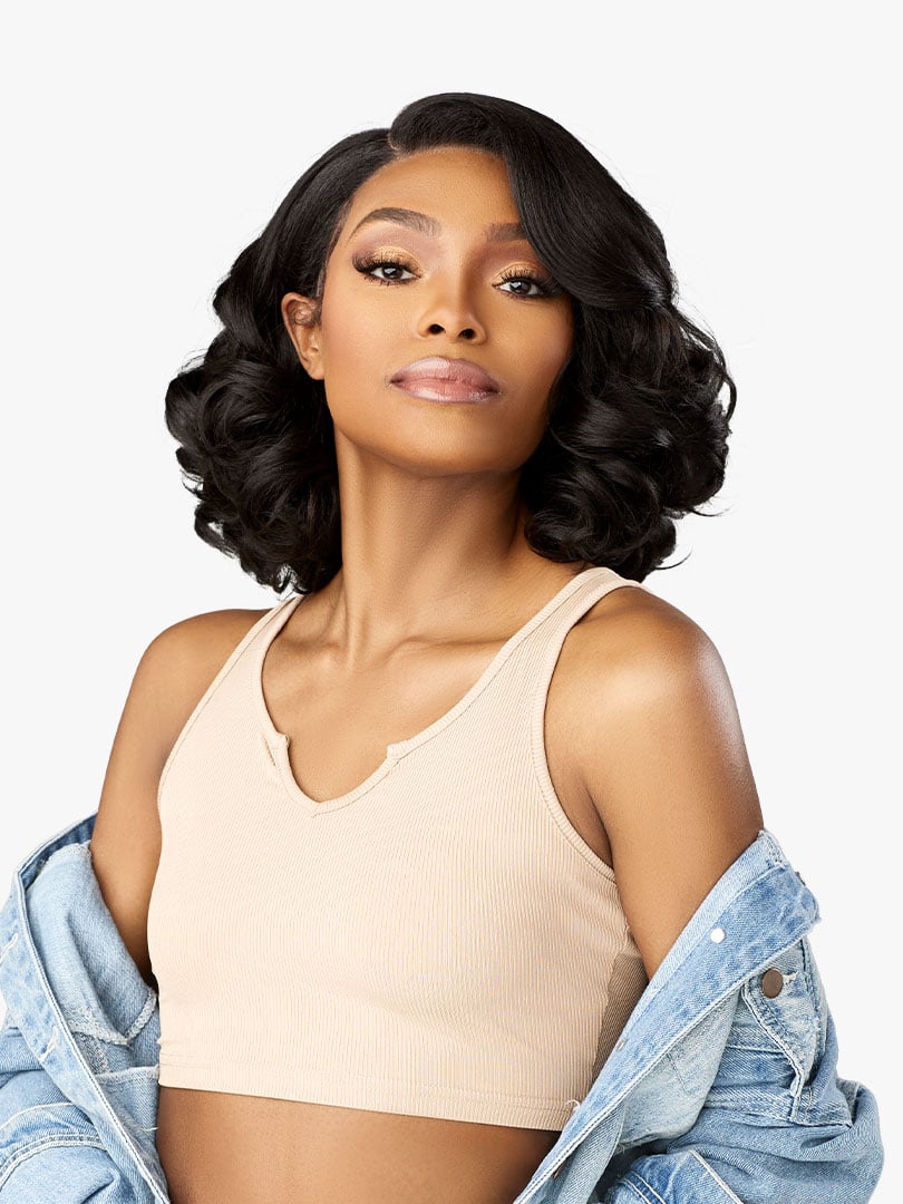 Sensationnel Kinky Edges Y-Part HD Lace Wig β Barrel Curl 12" - Image 5