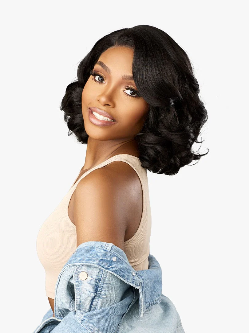 Sensationnel Kinky Edges Y-Part HD Lace Wig β Barrel Curl 12" - Image 7