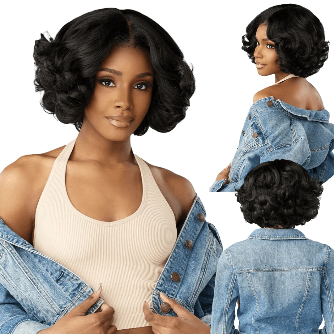 Sensationnel Kinky Edges Y-Part HD Lace Wig β Kinky Roller Set 10"