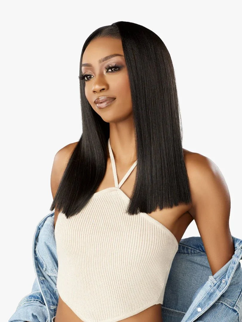 Sensationnel Kinky Edges Y-Part HD Lace Wig β Kinky Silk Pressed 18" - Image 4
