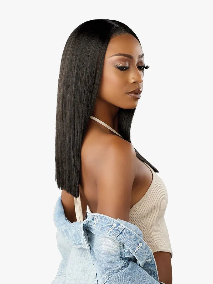 Sensationnel Kinky Edges Y-Part HD Lace Wig β Kinky Silk Pressed 18" - Image 6