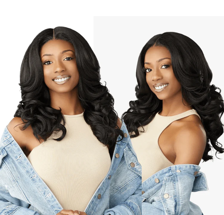 Sensationnel Kinky Edges Y-Part - Kinky Barrel Curl 20"