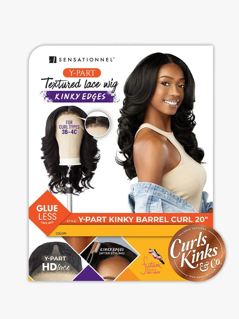 Sensationnel Kinky Edges Y-Part - Kinky Barrel Curl 20" - Image 7
