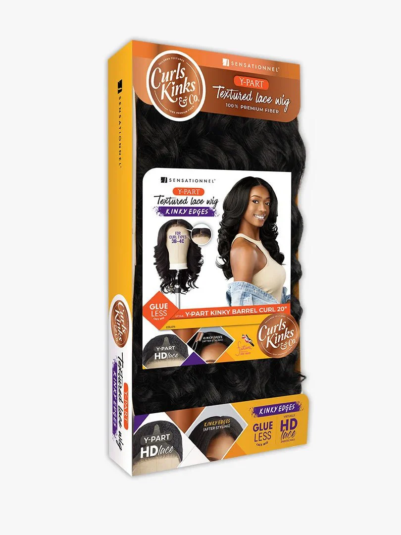 Sensationnel Kinky Edges Y-Part - Kinky Barrel Curl 20" - Image 8