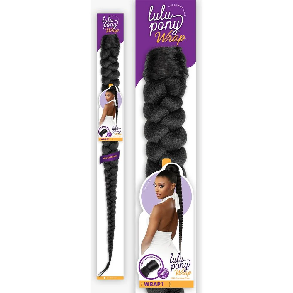 Sensationnel Lulu Pony Synthetic Wrap Ponytail - Wrap 01 - Image 8