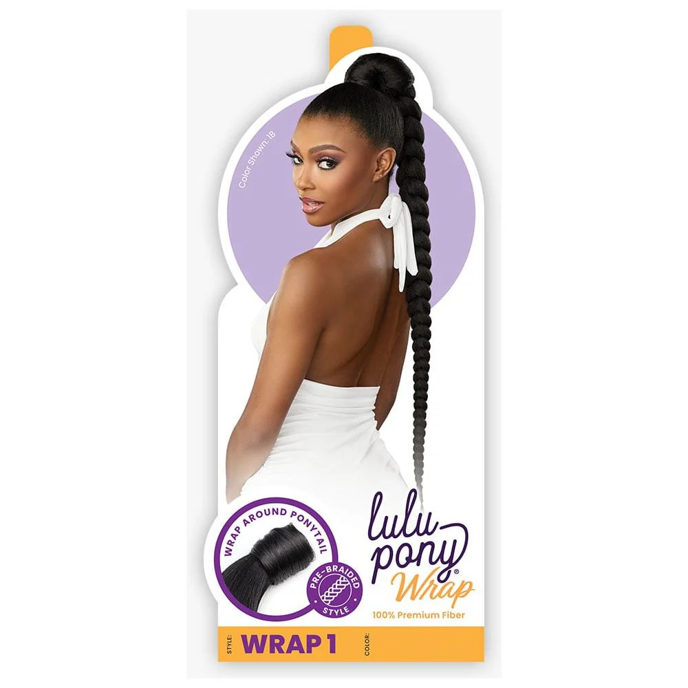 Sensationnel Lulu Pony Synthetic Wrap Ponytail - Wrap 01 - Image 9