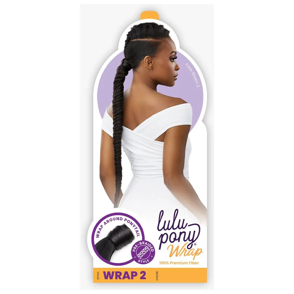 Sensationnel Lulu Pony Synthetic Wrap Ponytail - Wrap 02 - Image 6