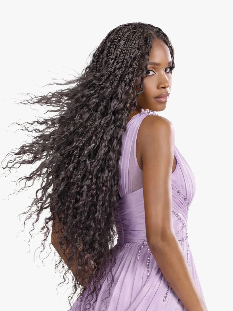 Sensationnel Premium Too Feather Human Hair Blend Crochet Water Wave โ 14" - Image 3