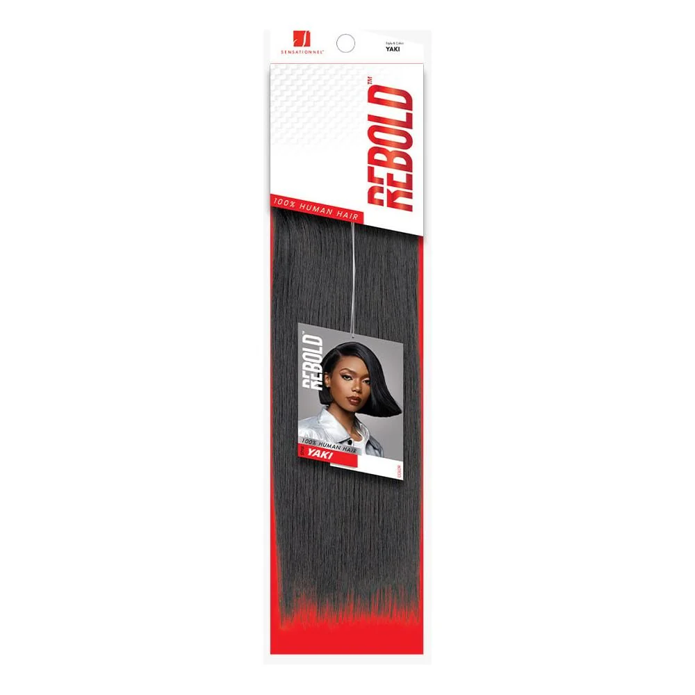 Sensationnel Rebold Yaki 100% Human Hair Weave - 2 Bundle Deal