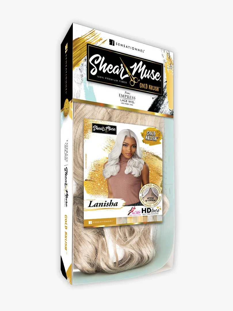 Sensationnel Shear Muse Gold Krush Series Synthetic HD Lace Front Wig - Lanisha - Image 8