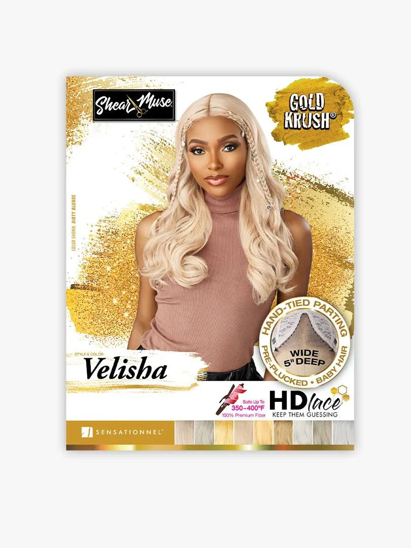 Sensationnel Shear Muse Gold Krush Series Synthetic HD Lace Front Wig - Velisha - Image 3