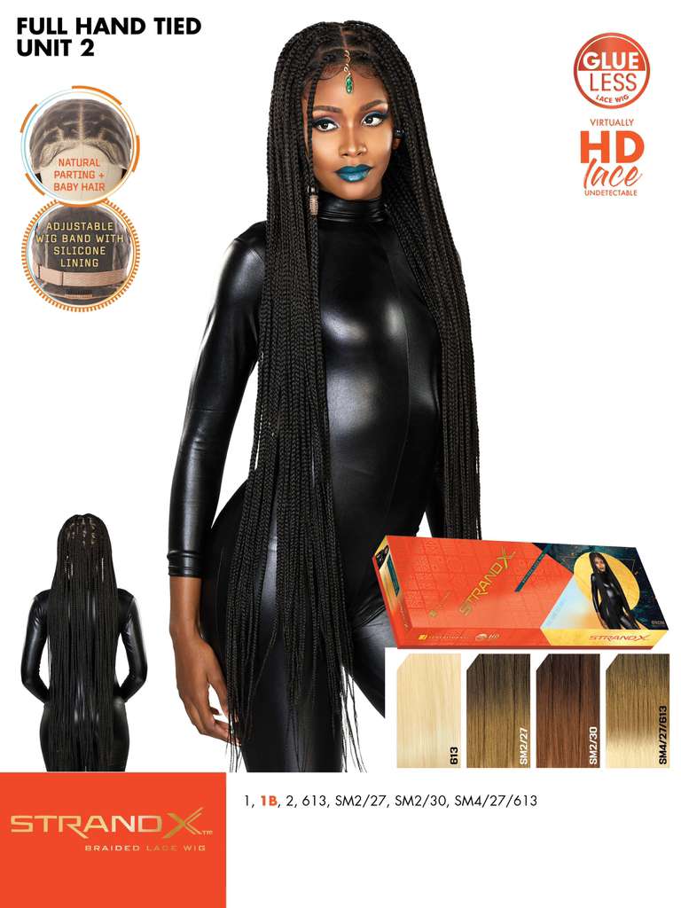 Sensationnel Strand X Braided Full Hand-Tied Lace Wig - Unit 2 - Image 10