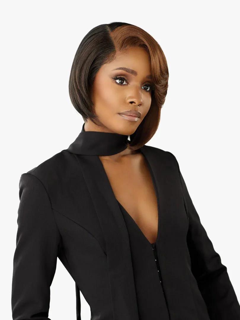 Sensationnel Synthetic Hair Butta Chic Bob Glueless HD Lace Front Wig - BOB Unit 11 - Image 4