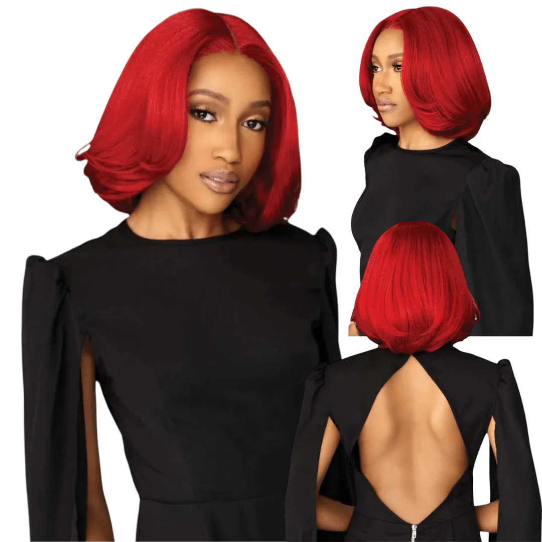 Sensationnel Synthetic Hair Butta Chic Bob Glueless HD Lace Front Wig - BOB Unit 6