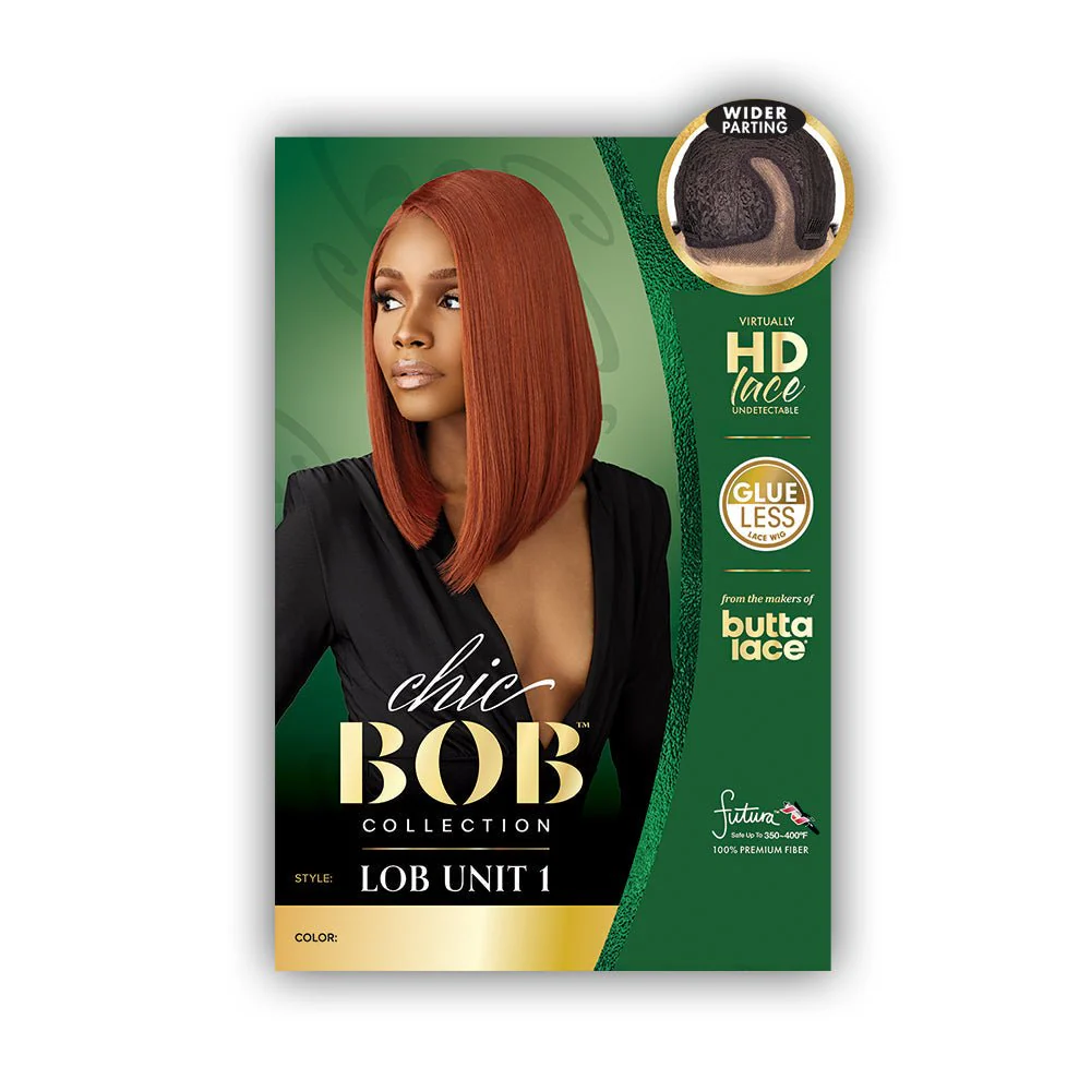 Sensationnel Synthetic Hair Butta Chic Bob Glueless HD Lace Front Wig - LOB Unit 1 - Image 6
