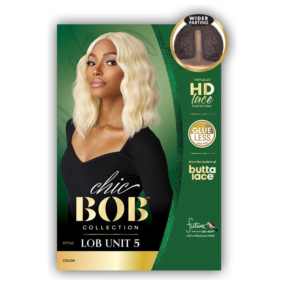 Sensationnel Synthetic Hair Butta Chic Bob Glueless HD Lace Front Wig - LOB Unit 5 - Image 6