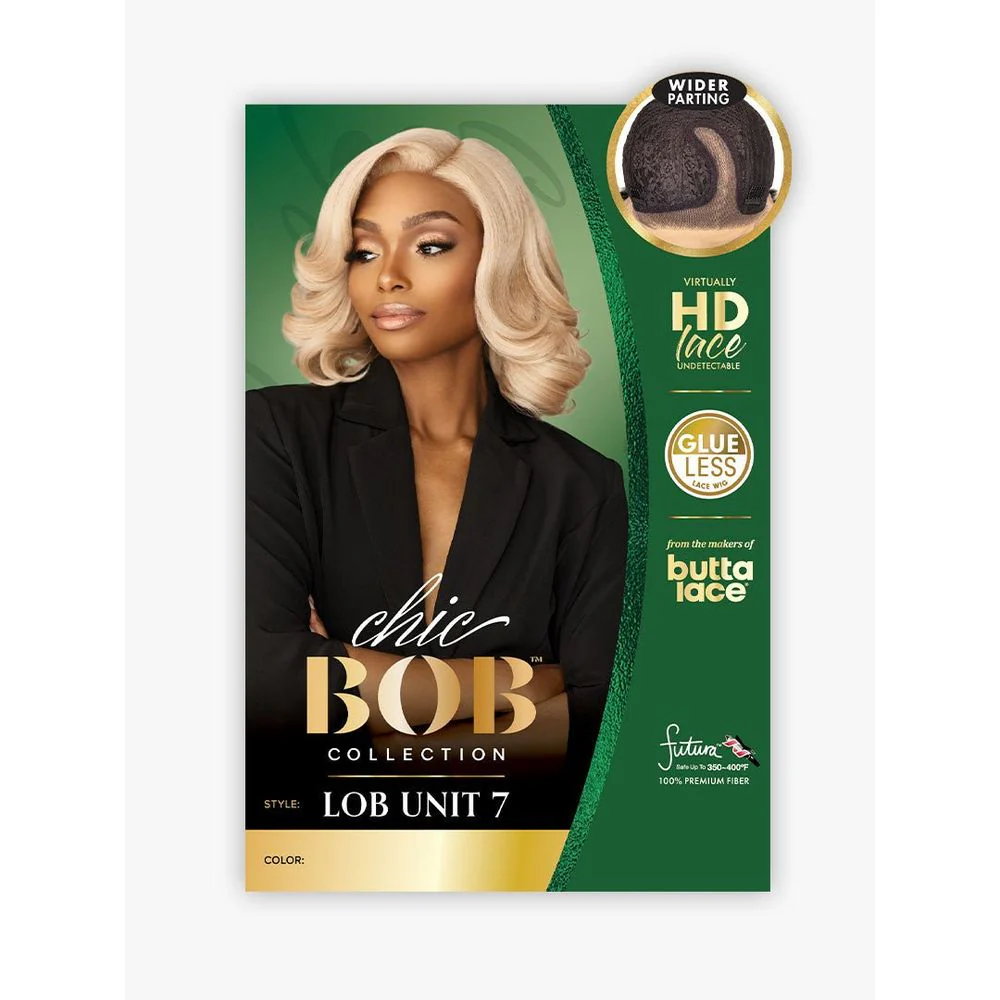 Sensationnel Synthetic Hair Butta Chic Bob Glueless HD Lace Front Wig - LOB Unit 7 - Image 3