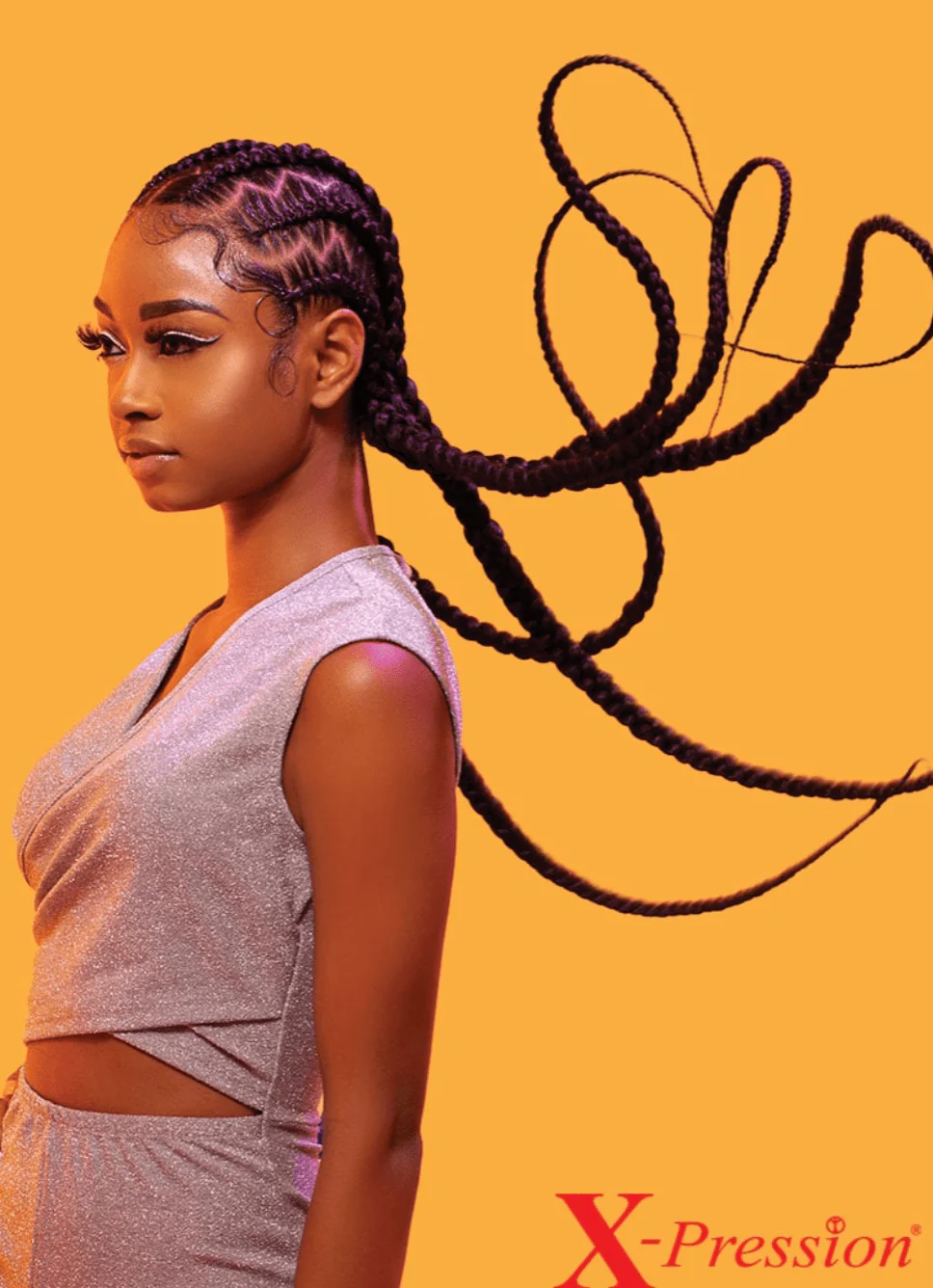 Sensationnel X-Pression Pre-Stretched Braid β 48" - Image 2