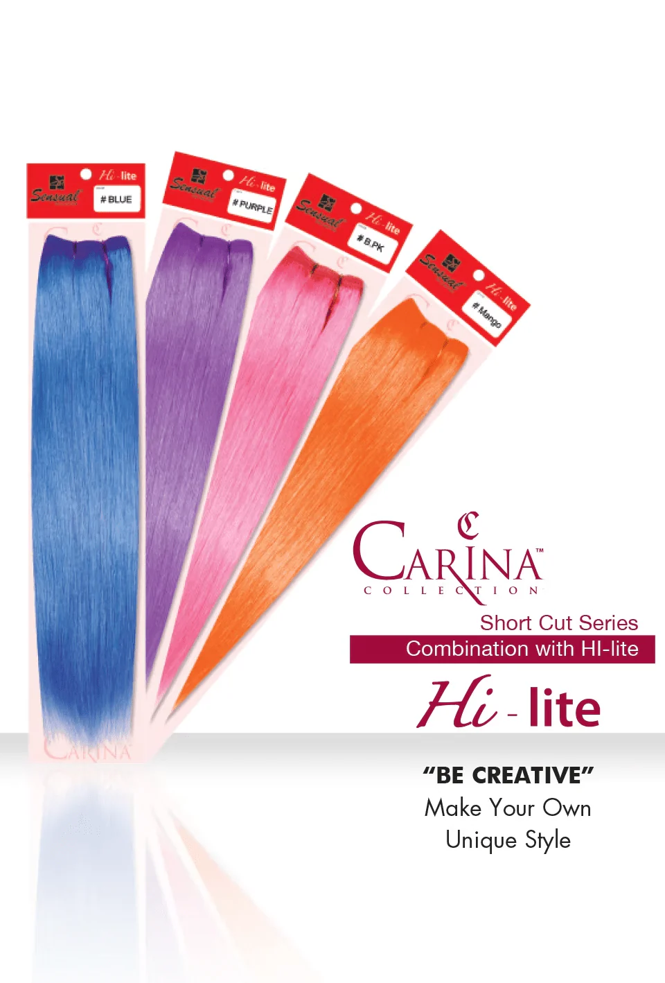 SENSUAL HI-LITE Human Hair Piece β 8" - Image 2