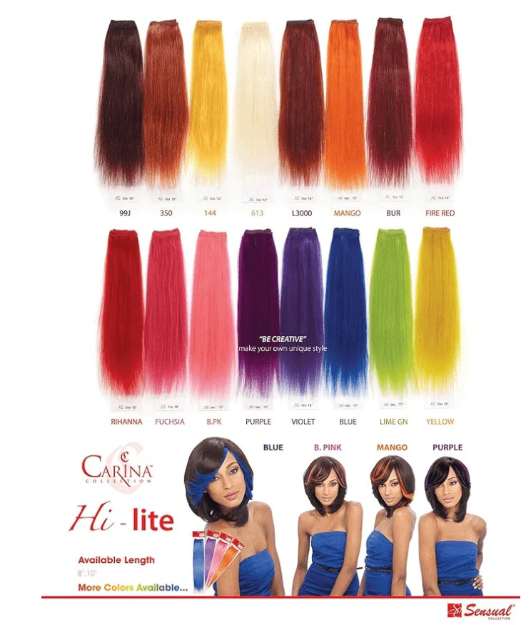 SENSUAL HI-LITE Human Hair Piece β 8" - Image 3