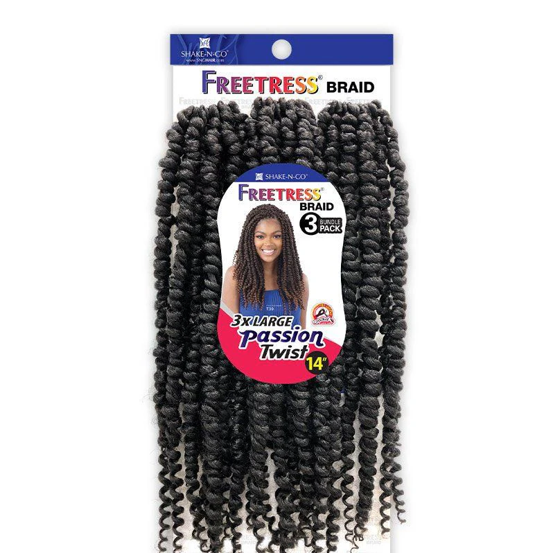 Shake n Go Freetress 3X Large Pre-Twisted Crochet Hair - Passion Twist 14" - Image 3