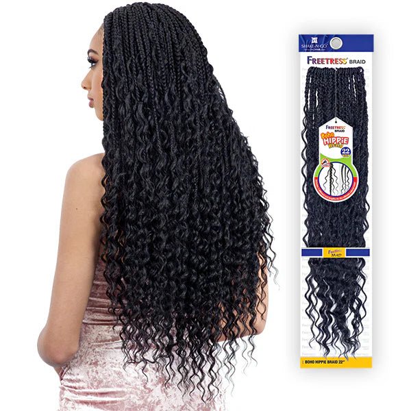 Shake n Go Freetress Synthetic Crochet Hair โ Boho Hippie Braid 22โณ - Image 3