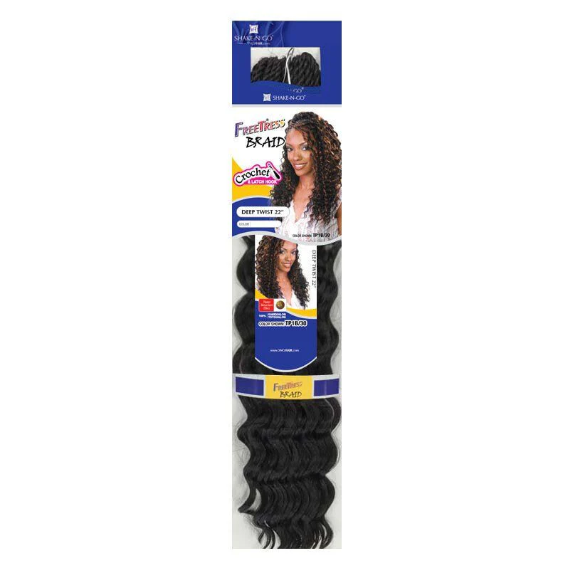 Shake n Go Freetress Deep Twist Synthetic Braiding Hair - Deep Twist 22"