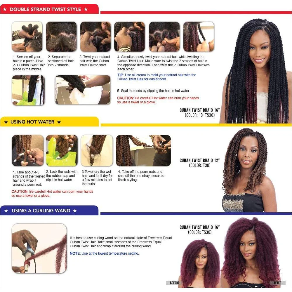 Shake N Go Freetress Equal Cuban Twist Braid - 16β - Image 6