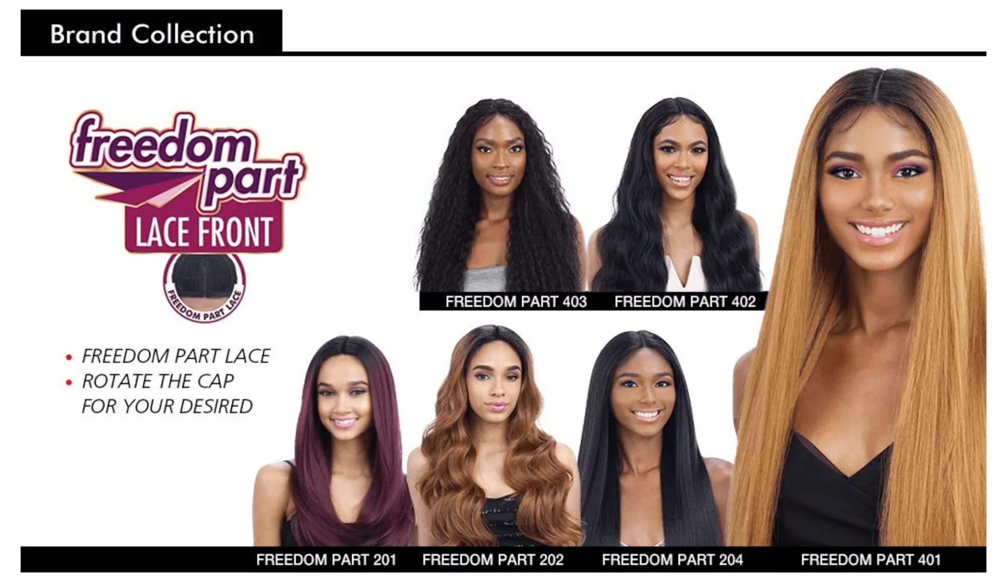 Shake-N-Go Freetress Equal Freedom Part Synthetic HD Lace Front Wig - 403 - Image 4