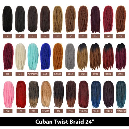 Shake N Go Freetress Equal Havana Twist Cuban Twist Braid - 24" - Image 2