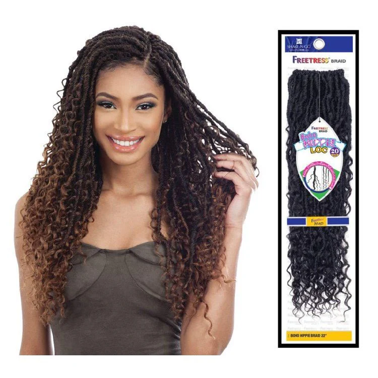 Shake n Go Freetress Pre-Looped Crochet Braid โ 20โ - Image 2