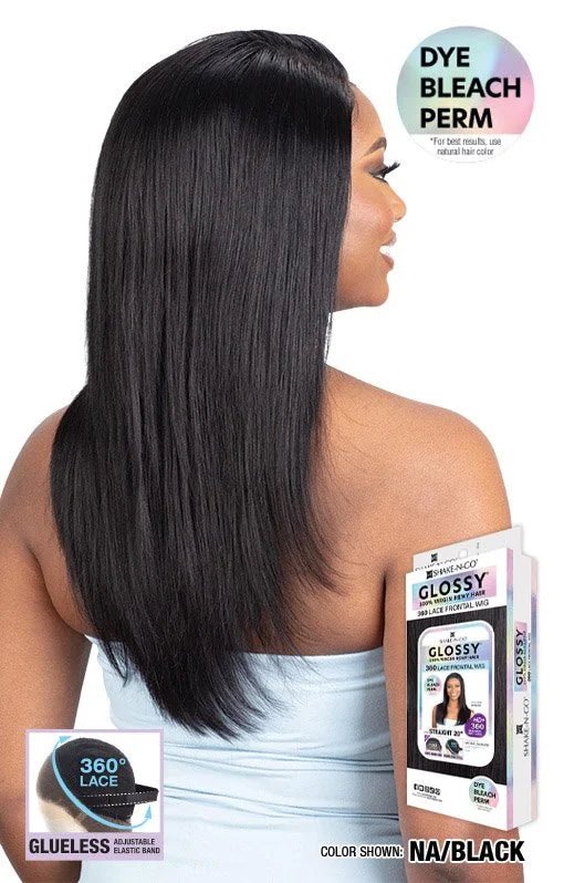 Shake N Go Glossy 360 Lace Frontal Wig – Straight 20" - Image 2