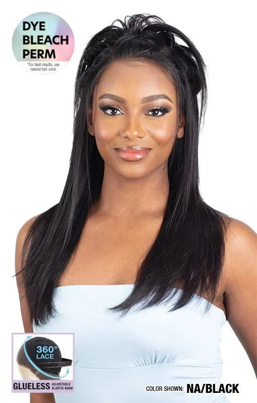 Shake N Go Glossy 360 Lace Frontal Wig – Straight 20" - Image 3