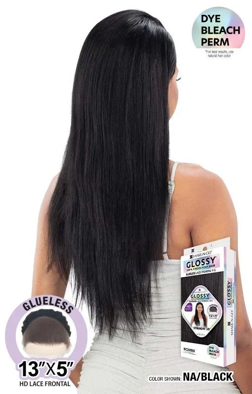 Shake N Go Glossy Glueless Lace Frontal Wig – Straight 26" - Image 2