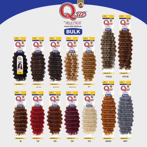 Shake-N-Go Human Hair Mastermix β Milky Way Que Deep Bulk - Image 4