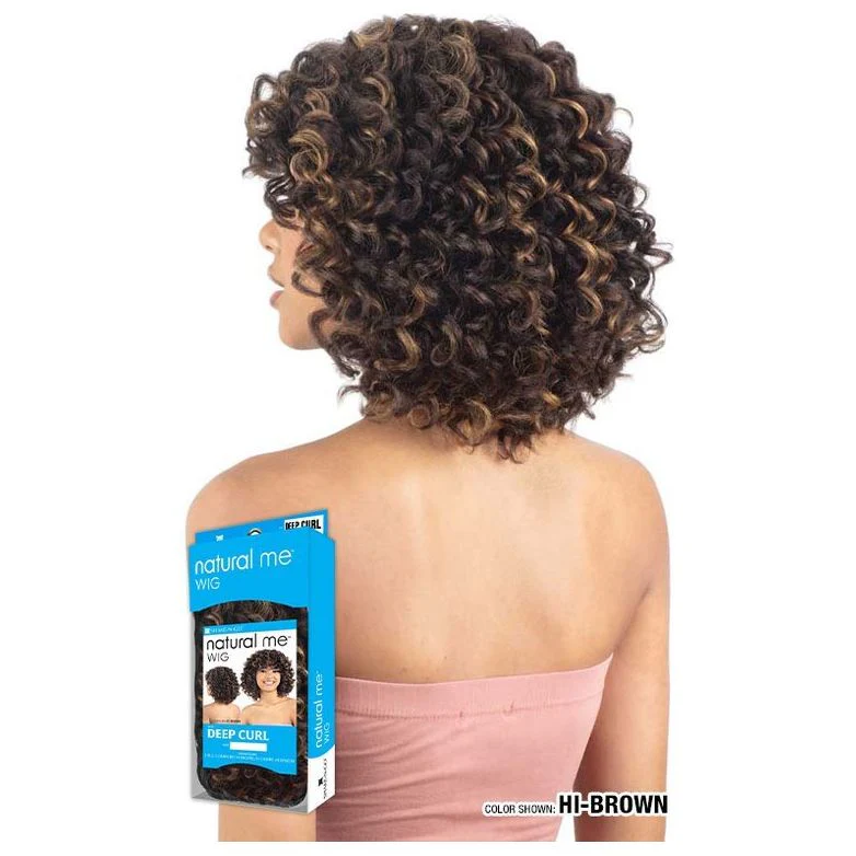 Shake-N-Go Natural Me Synthetic Full Wig - Deep Curl