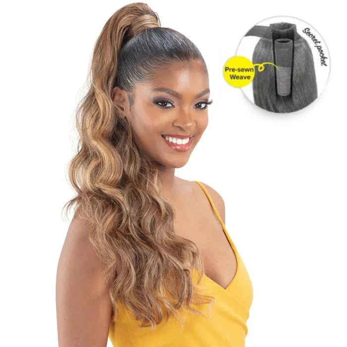 Shake-N-Go Organique Pony Pro Secret Pocket – Loose Wave 26" - Image 2