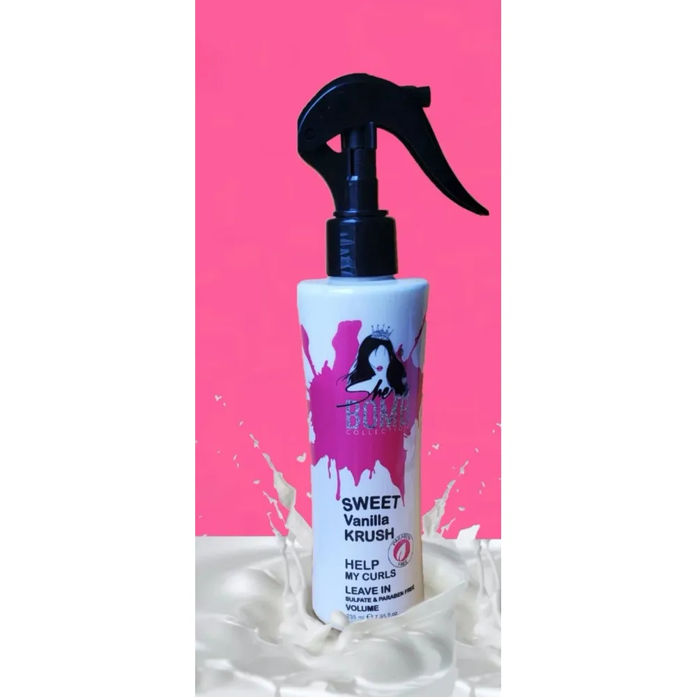She Is Bomb Sweet Vanilla Krush Leave-In Curl Definer