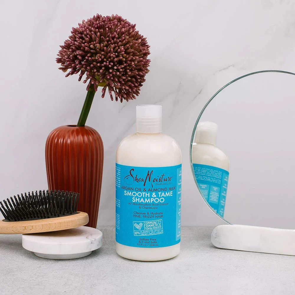 Shea Moisture Argan Oil & Almond Milk Hair Care - 13 oz - Image 3