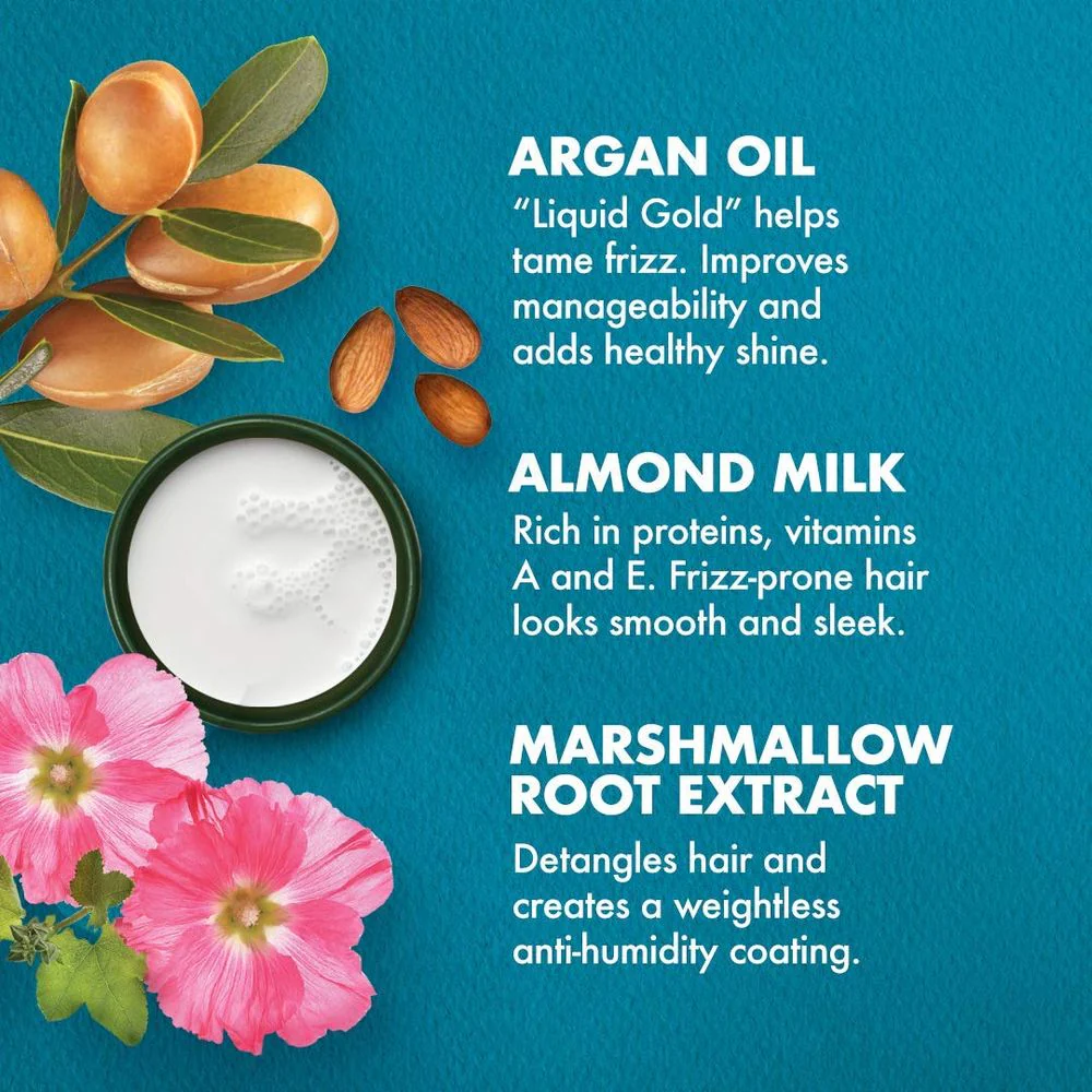 Shea Moisture Argan Oil & Almond Milk Hair Care - 13 oz - Image 4