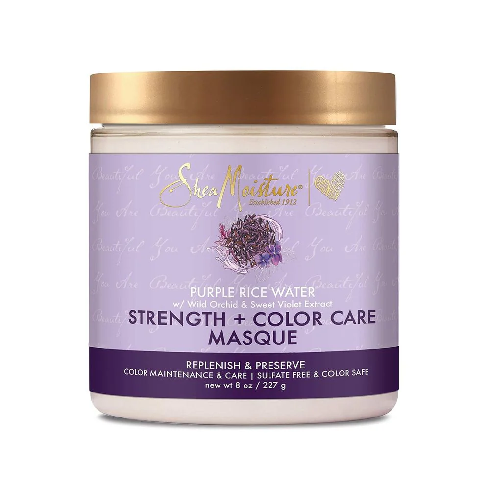 Shea Moisture Purple Rice Water Color Care Masque – 8 oz