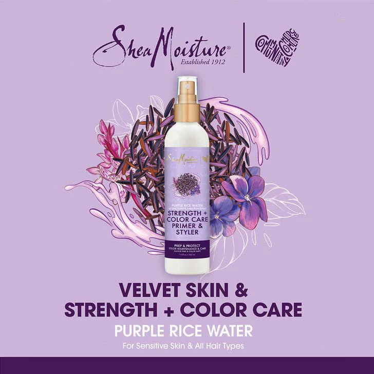 Shea Moisture Purple Rice Water Hair Primer & Styler - Image 2