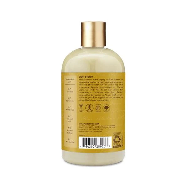 Shea Moisture Raw Shea Butter Retention Shampoo 13oz - Image 3