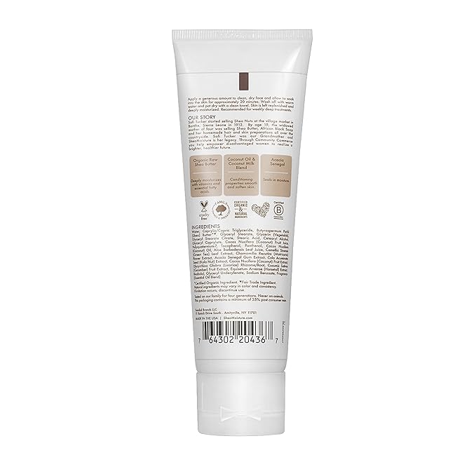 Shea Moisture Virgin Coconut Oil Daily Hydration Milk Mask – 4 oz - Image 3