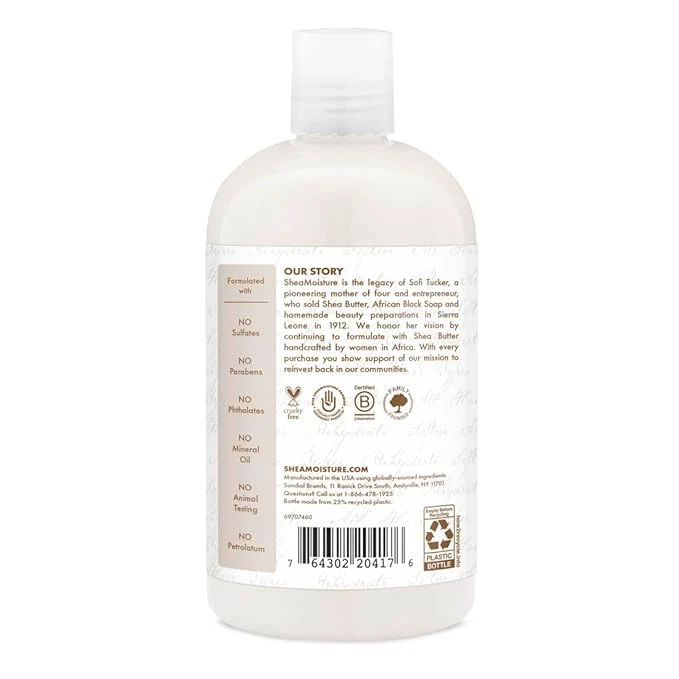 Shea Moisture Virgin Coconut Oil Daily Hydration Shampoo – 13 oz - Image 2