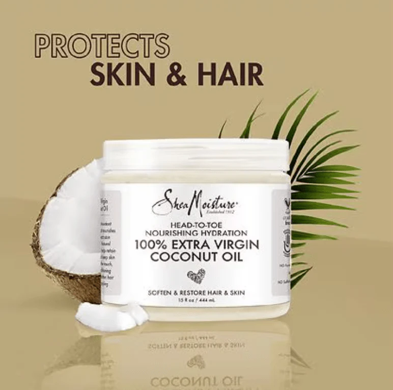 SheaMoisture 100% Coconut Oil Moisturizer – 10oz - Image 4