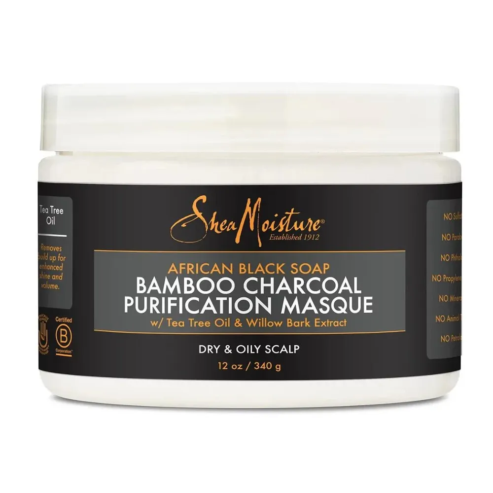 SheaMoisture Bamboo Charcoal Purification Masque - 12oz
